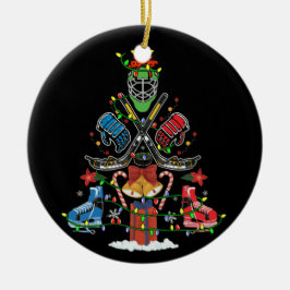 Ice Hockey jul Ornament Träd Funny Julafton Gift
