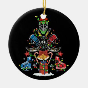 Ice Hockey jul Ornament Träd Funny Julafton Gift