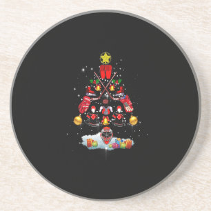Ice Hockey jul Ornament Träd Funny Julafton Spor Underlägg