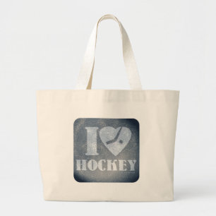 Ice Hockey Kärlek Jumbo Tygkasse