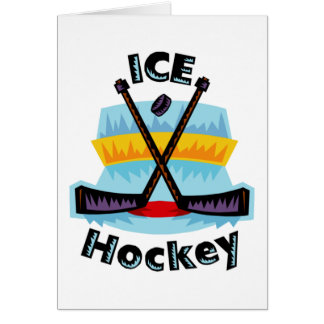Ice Hockey-kort Hälsningskort