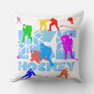 Ice Hockey lustig elegant Kudde