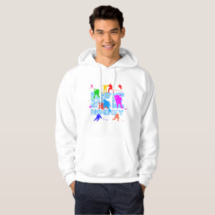 Ice Hockey lustig elegant Munkjacka