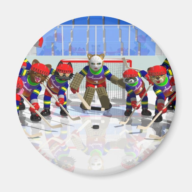 Ice hockey magnet (Framsidan)
