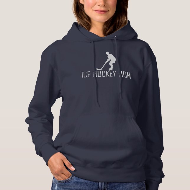 Ice Hockey Mamma T Shirt (Framsida)