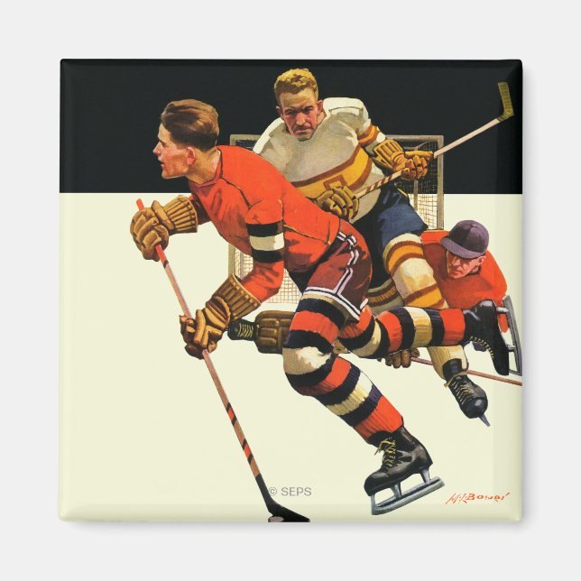 Ice Hockey Match Magnet (Framsidan)