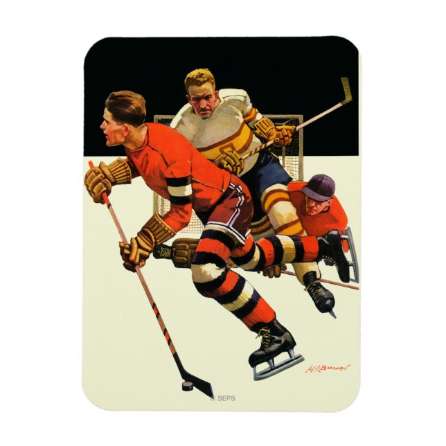 Ice Hockey Match Magnet (Vertikal)