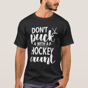 Ice Hockey Moster vid en ishockeyspelare Auntie T Shirt
