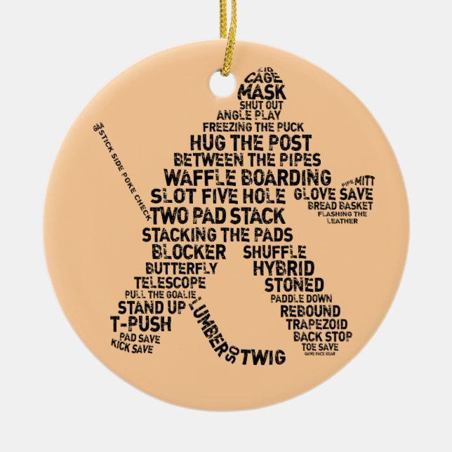 Ice Hockey Ornament (Framsidan)
