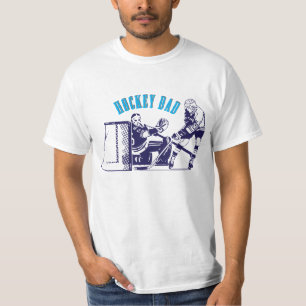 Ice Hockey Pappa Skating T Shirt