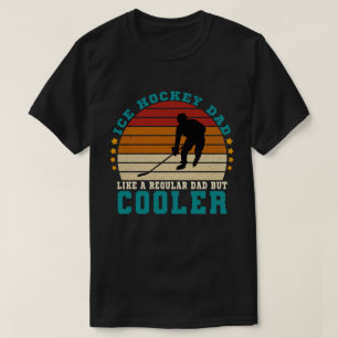 Ice Hockey Pappa som ett vanligt Pappa men kylare T Shirt
