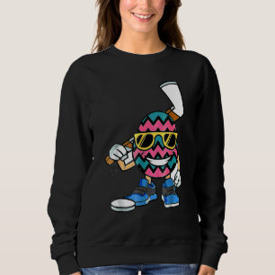 Ice Hockey Player Egg Påsk Day Funny Sports Boys T Shirt