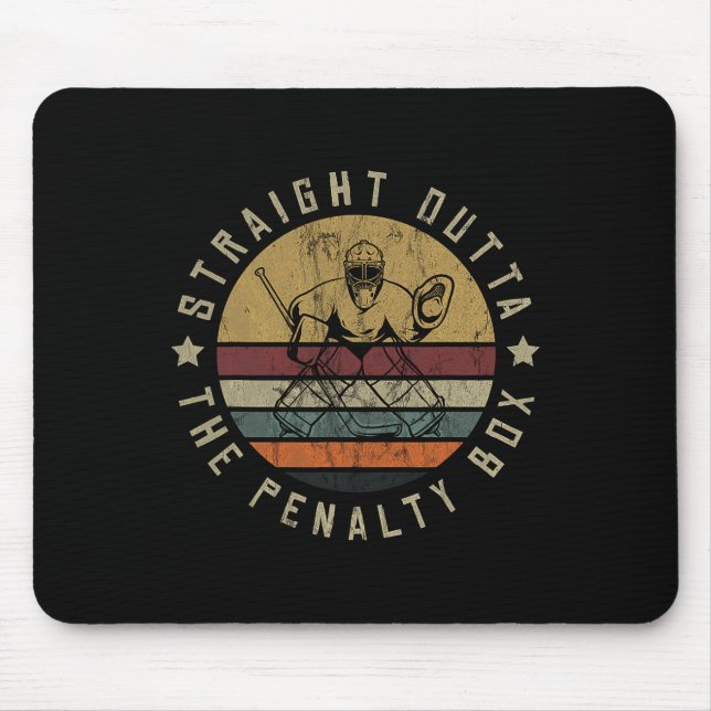 Ice Hockey Player Goalie Jersey Puck Face Mask Tea Musmatta (Framsidan)