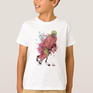 Ice Hockey Player T Shirt