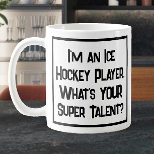 Ice Hockey Player Toppen Talent. Kaffe Mugg