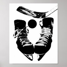 Ice Hockey Poster utskrift av moderna sportar