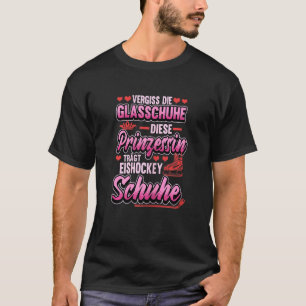 Ice Hockey Princess Ssticking Girls Sport T Shirt