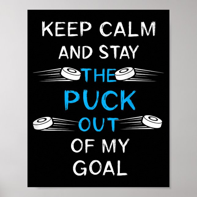 Ice Hockey Puck Play Ice Hockey Winter Team Sport Poster (Framsidan)