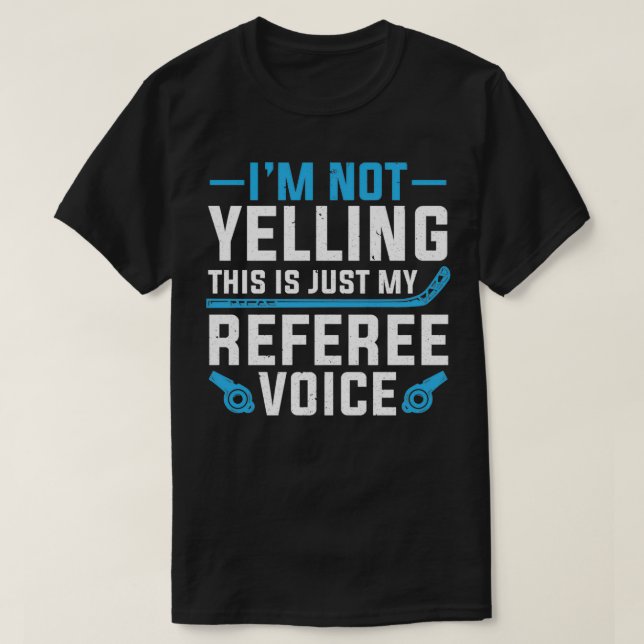 Ice Hockey reder att det här är bara min reflexrös T Shirt (Design framsida)