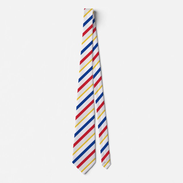 Ice Hockey Rink Inspired Rand Necktie Slips (Framsida)