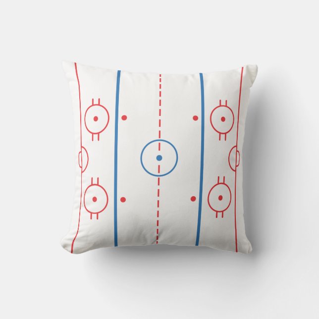 (Ice) Hockey Rink Pillow Kudde (Framsida)