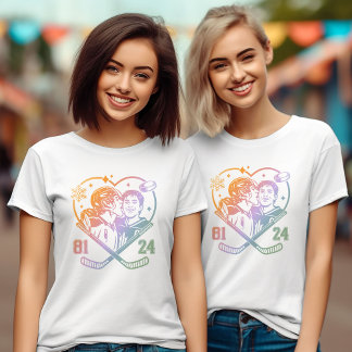 Ice hockey Romance Team Hollanov Shane & Ilya Book T Shirt