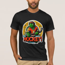 ICE HOCKEY-SEA TURTLE 4 T SHIRT