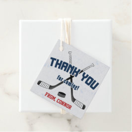 Ice Hockey Skate Rink Birthday Tack Gåvor Etiketter