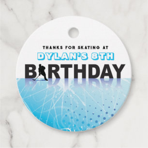 ICE HOCKEY SKATING Birthday Gift - ta hem Gåvor Etiketter