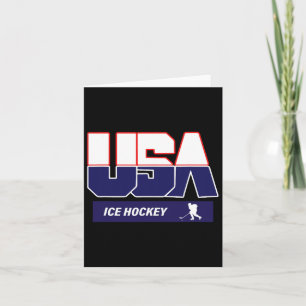 Ice Hockey Souvenir Usa Team Kort