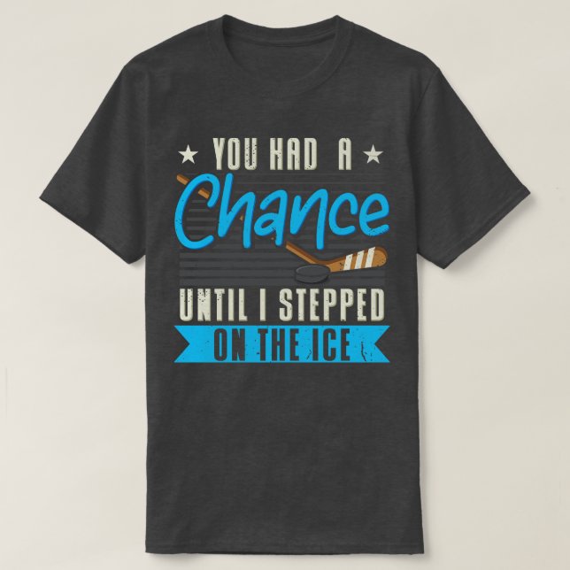 Ice Hockey T Shirt (Design framsida)