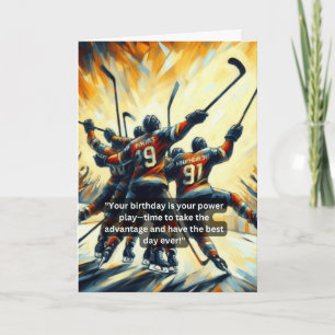 Ice Hockey Team Power Spela tillsammans Kort
