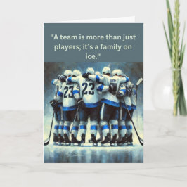 Ice Hockey Team Spirit "Stronger Together" Kort