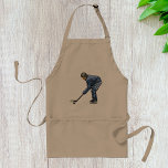 Ice Hockey Time Apron Förkläde<br><div class="desc">Ice Hockey är en underbar sport att antingen titta eller leka. Den här designen visar Ice Hockey med en Ice Hockey-spelare i rörelse. Han är på randen med pucken på piskan. Den här ishockeytidsdesignen ser underbar ut på den här plattan. Perfekt för dig själv eller som gåva</div>