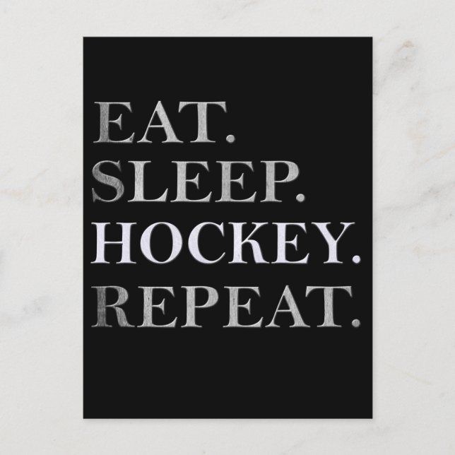 Ice Hockey Vykort (Framsida)