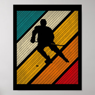 Ice Hockey Winter Sport_retro-Vintage för Hockey P Poster