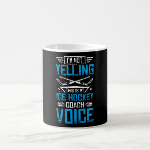 Ice Hockey Yelling Coach Kaffemugg