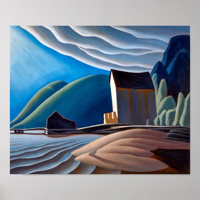 Ice House, Sjö Superior | Lawren Harris | Poster (Framsidan)