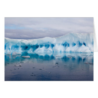 Ice i Antarctica Hälsningskort
