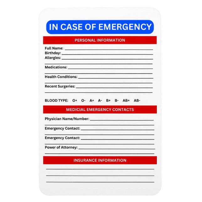 ICE i Fodral i Akut Response Magnet (Vertikal)