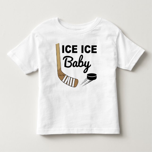 Ice Ice Baby Hockey T Shirt (Framsida)