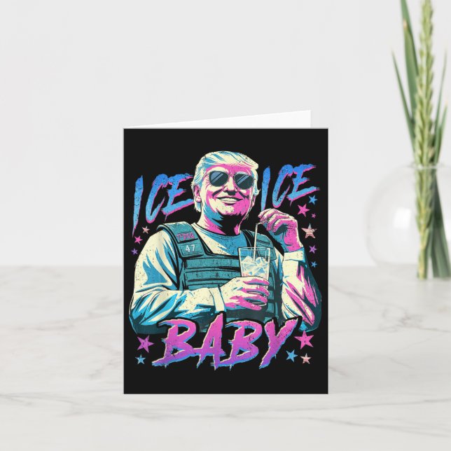 Ice Ice Baby Ice har Kallet Ice Gl deportati Kort (Framsida)