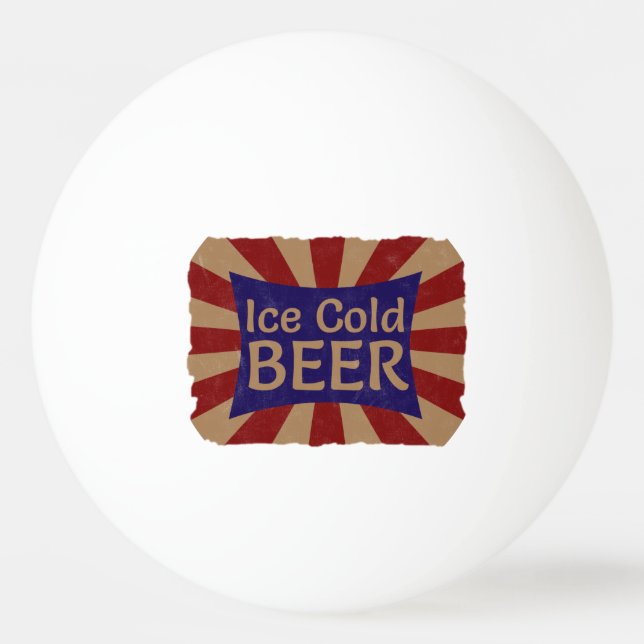 Ice Kall Beer Ping Pong Boll (Framsidan)