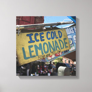 Ice Kall Lemonade, Street Fair Upper Väster Side N Canvastryck