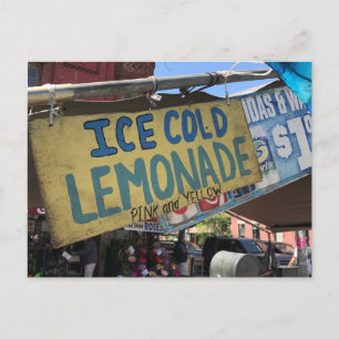 Ice Kall Lemonade, Street Fair Upper Väster Side N Vykort