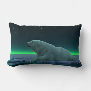 Ice Kant Polar Bear Dekorativ kudde