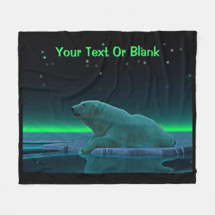 Ice Kant Polar Bear Fleecefilt