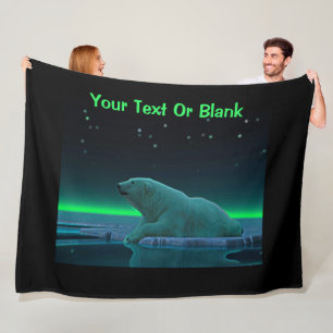 Ice Kant Polar Bear Fleecefilt