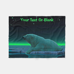 Ice Kant Polar Bear Fleecefilt