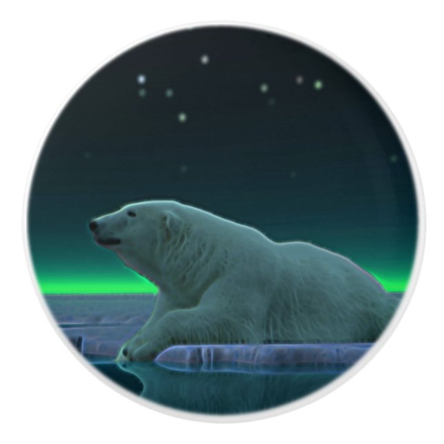 Ice Kant Polar Bear Knopp (Framsidan)
